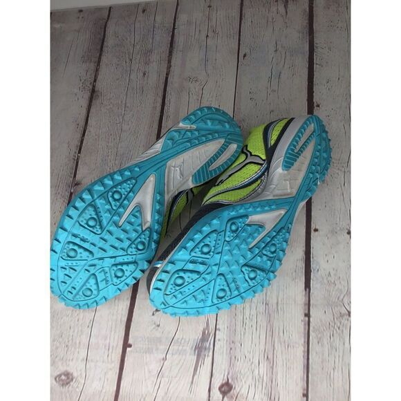 Puma Women’s 7,5 Running Eco Ortholite Athletic Shoes Sneakers Neon green gray - Picture 7 of 12